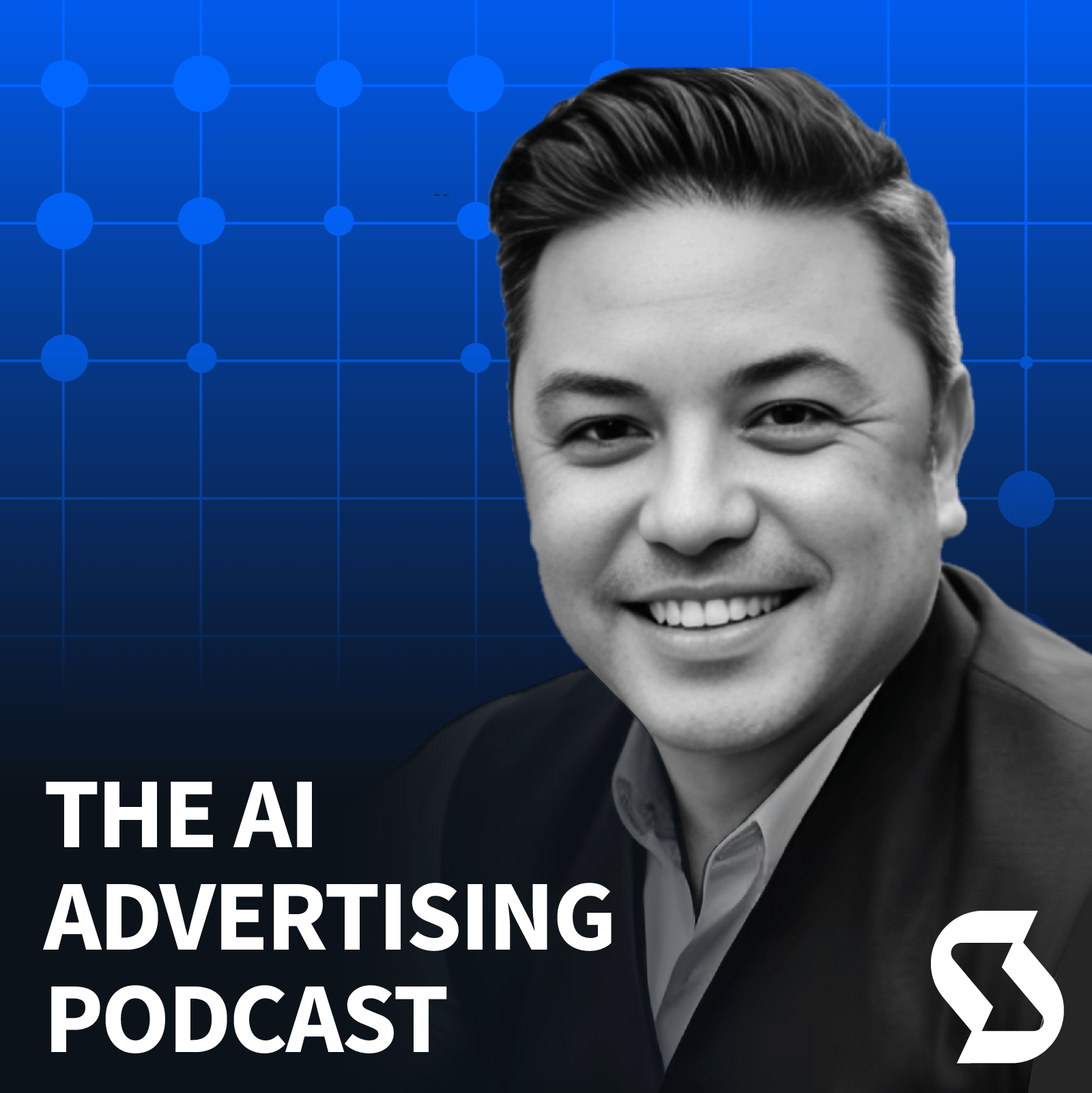 Cover of the AI Advertising Podcast, featuring Randy Newman.
