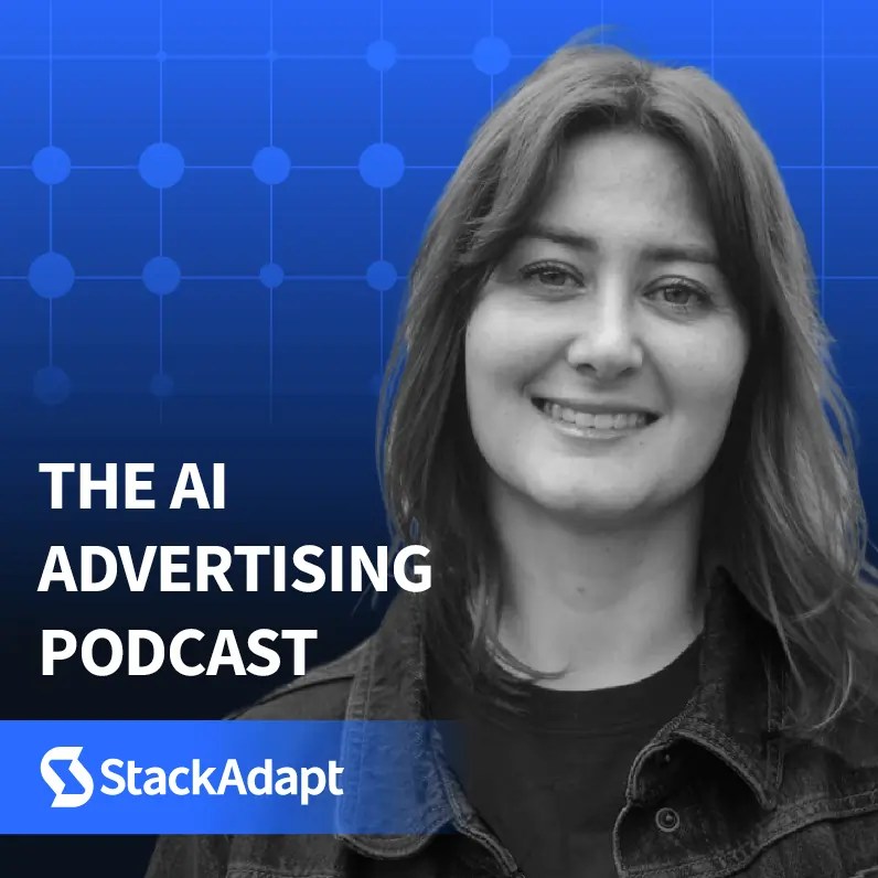 Cover of the AI Advertising Podcast with Amelie Moritz