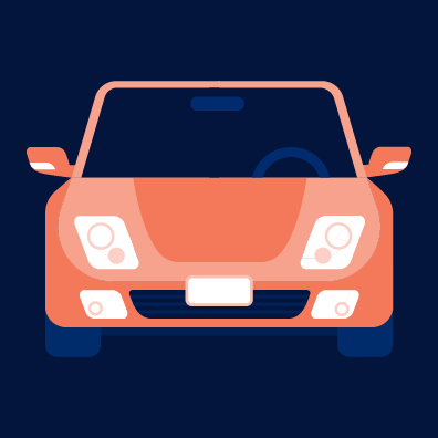 Illustrative graphic of a car