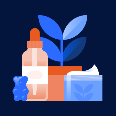 Illustrative graphic of items representing regulated industries